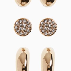 Gold earrings set