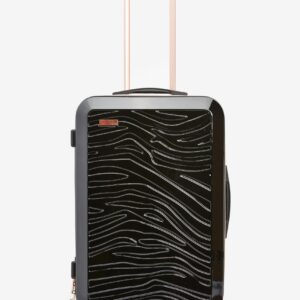 Zebra Black Suitcase