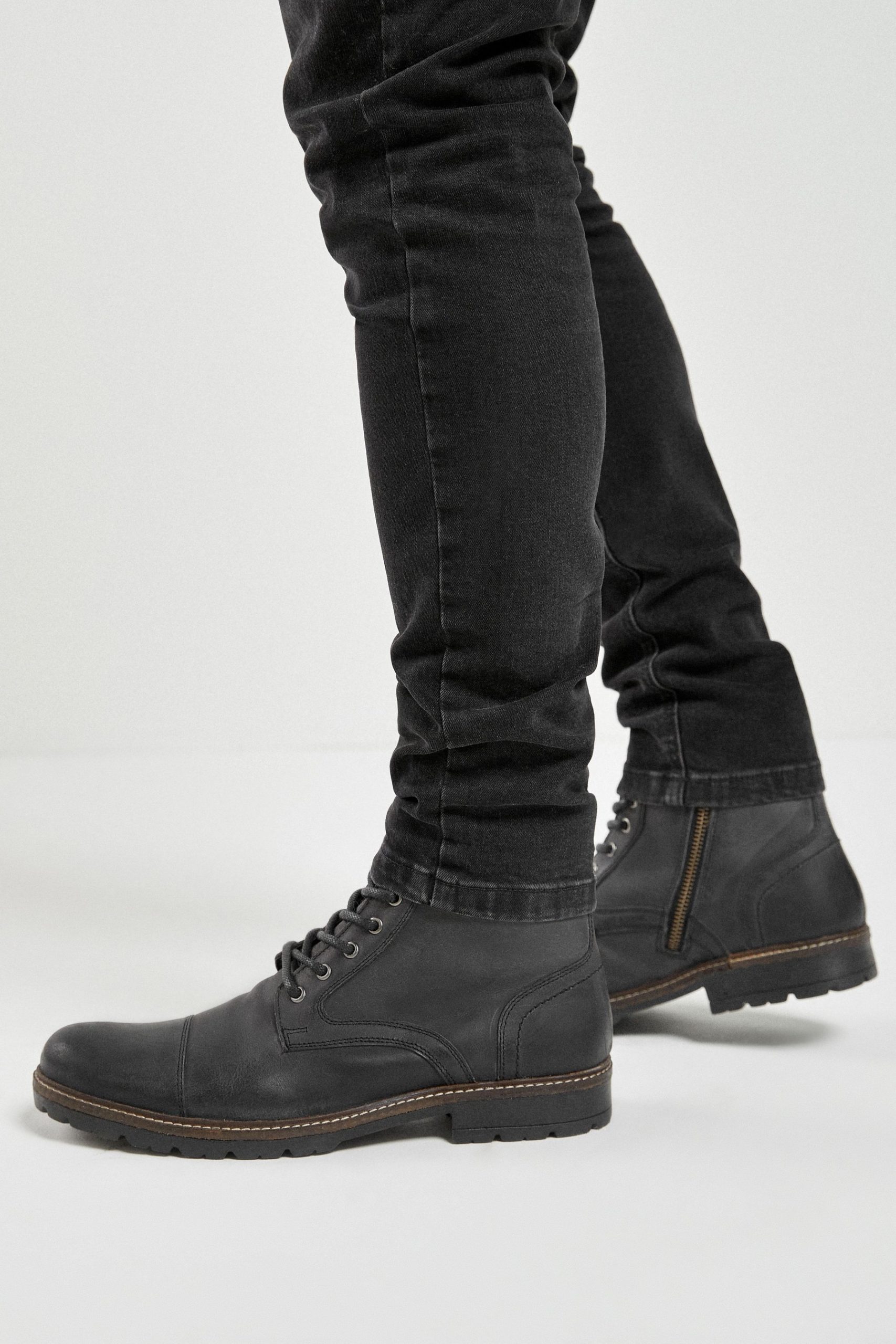 Black Leather boots