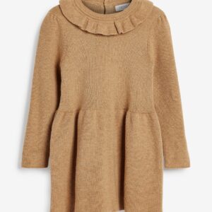 Brown cashmire dress